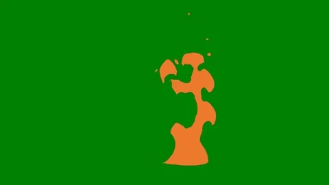 A glowing streak effect on green screen ideal for adding smooth Stock Footage 301386765