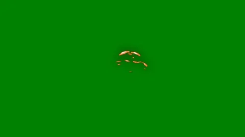 A glowing streak of light transitioning on green screen perfect Vídeo Stock 301386737
