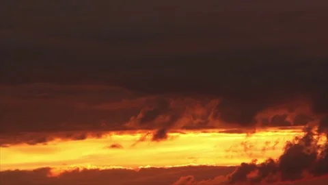 Glowing strip in sky Stock Footage 83772546