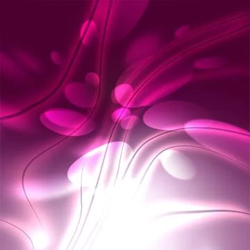 Glowing stripes on a dark background Stock Photos