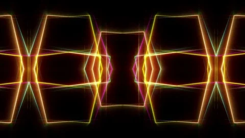 Glowing Stroke Motion Background VJ Video stock 72708718