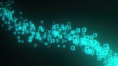 Glowing stroke particles 库存插图