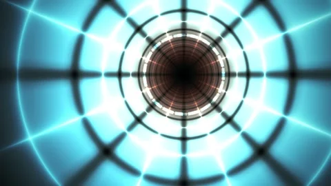 Glowing Target Light Effect Animation. Stock Footage 335363239