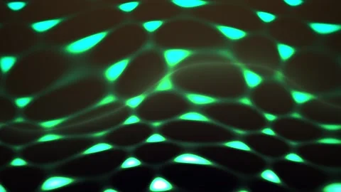 Glowing Teal Lights on Black Background. Stock Footage 335112050