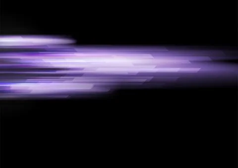 Glowing tech violet stripes on black background イラスト素材