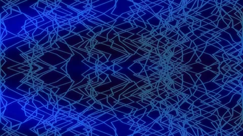 Glowing technological background with intricate geometric data network patter Stock Footage 339494641