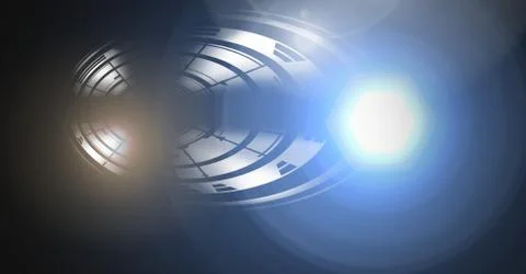 Glowing technology interface Stock Illustration