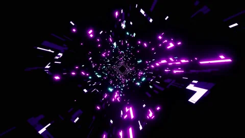 Glowing Technology Particles Overlay Background Stock Footage 171836201