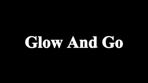 Glowing text animation on black background Stock Footage 338216121