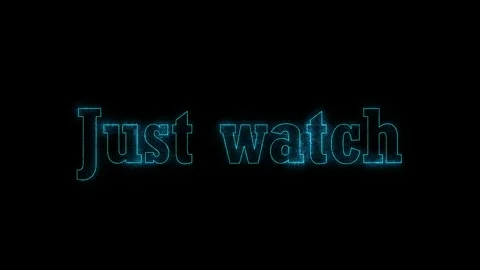 Glowing text animation with video displays glowing typographic text reading 動画素材 344634492
