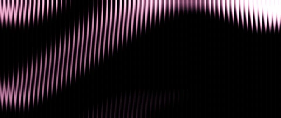 Glowing textured ribbed background featuring purple and pink gradient and c.. Stock Illustration