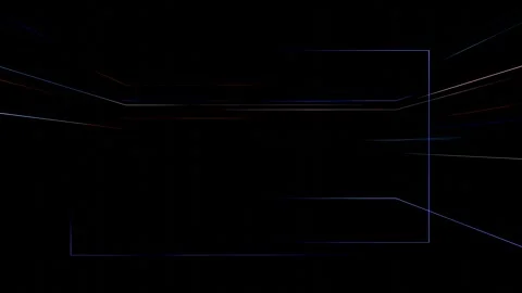 Glowing tiny lines frame animation Stock Footage 277667730