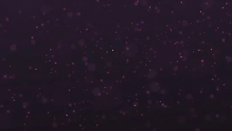 Glowing tiny pink particles with bokeh bubbles waving Stock Footage 259261586