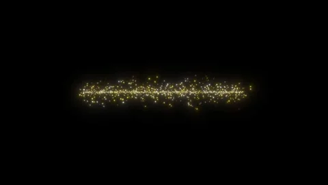 Glowing Title Frame with Glitter Particle Effect Animation. Stock Footage 337681214