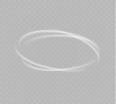 A glowing tornado. Rotating wind. Beautiful wind effect. Isolated on a Stock Illustration