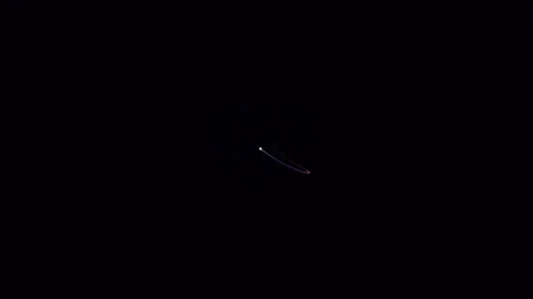 Glowing Torus Knot in Dark Space Animation Stock Footage 340364614