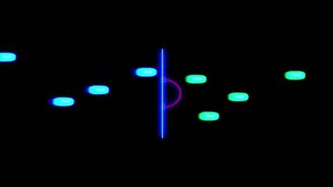Glowing transaction ID (TX-ID) and flagged cyber security animation with ne.. Stock Footage 343507679