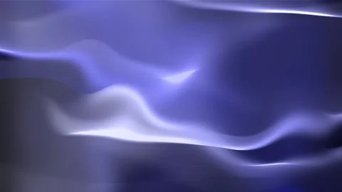 Glowing translucent waves of blue and white tones Stock Footage 264929150