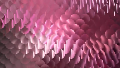 Glowing translucent waves of purple, pink and white tones in a circular mosaic. Stock Footage 264929037