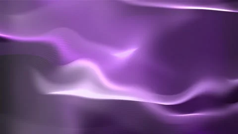 Glowing translucent waves of purple, pink and white tones Stock Footage 264929066