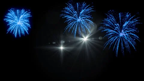 Glowing  tree with swirling lights on green screen Video stock 336650001