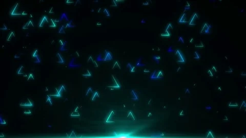 Glowing Triangle Motion Background VJ Stock-Footage 72708508