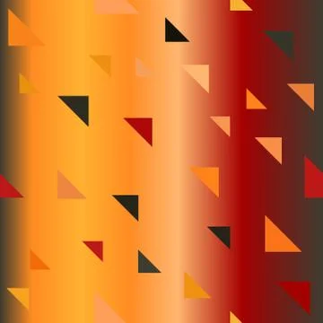 Glowing triangle pattern. Seamless vector Stock Illustration