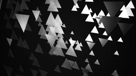 Glowing triangles luminance Stock-Footage 52008719