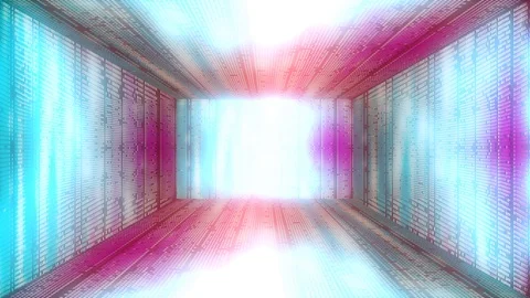 Glowing tunnel background. 4K motion graphics. Stock Footage 130010359