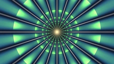 Glowing tunnel end point background with a seamless loop Stock Footage 342486710