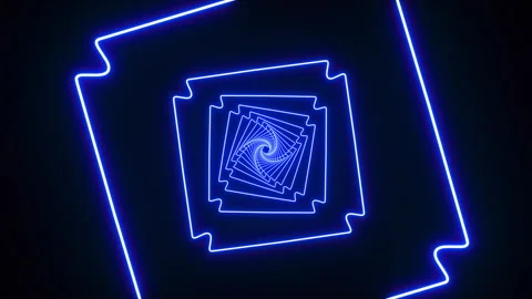 Glowing Tunnel Stock-Footage 193732118