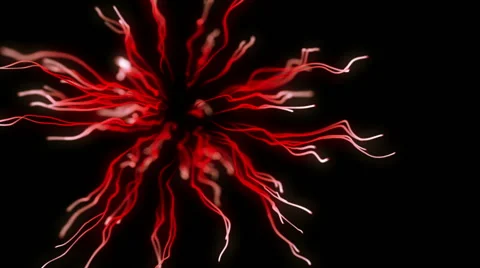 Glowing turbulence lines Stock-Footage 61469318