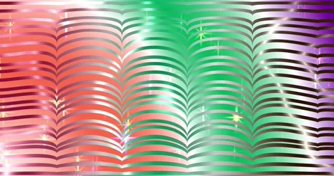 Glowing twinkling wavy lines Stock Footage 144674436