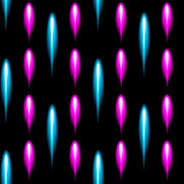 Glowing vector grid background with neon flash. Abstract seamless pattern wit Stock Illustration