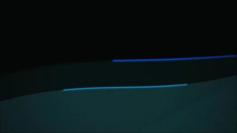 Glowing vector lines and curved planes shift in a seamless loop Stock Footage 343115054