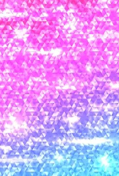 Glowing vertical gradient triangle background. Stock Illustration