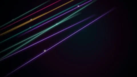 Glowing vertical neon stripes and grid seamless loop background Vídeo Stock 343728173