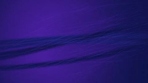 Glowing violet wave lines flow in a seamless loop Stock Footage 340957401