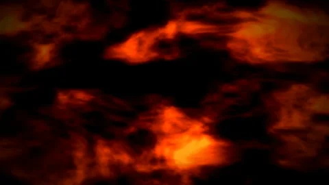 Glowing Volcanic Magma Motion Loop Background Stock Footage 340084160