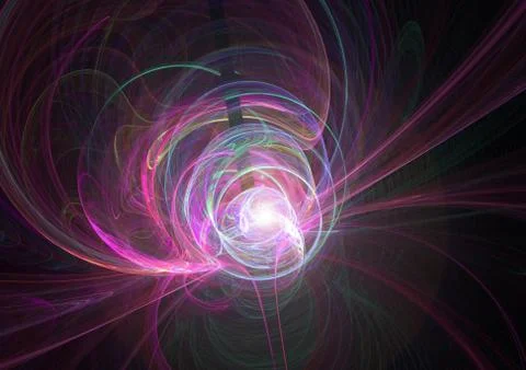 Glowing Vortex Illustrazione stock