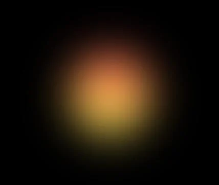 Glowing warm gradient circle with vivid red, orange, and yellow hues, soft Stock Photos