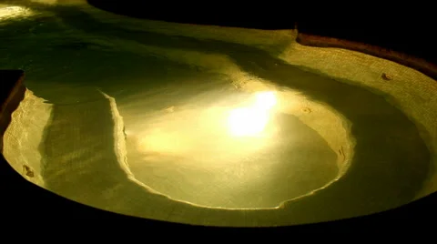 Glowing water in the pool, seamless Видео 2924113