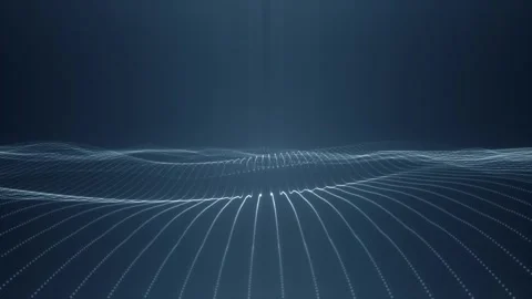 Glowing Wave Background Stock Footage 302328756