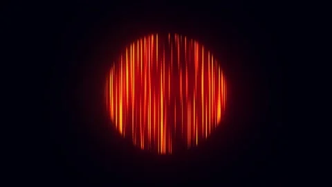 Glowing Waveform Audio Visualizer Animation.  Stock Footage 236694313
