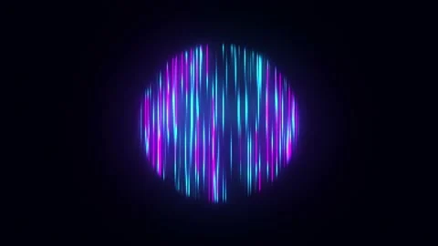 Glowing Waveform Audio Visualizer Animation.  Stock Footage 236694378