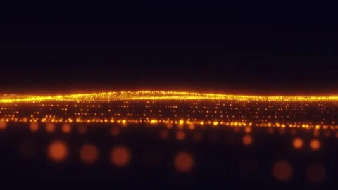 Glowing waves background Stock Footage 294712035