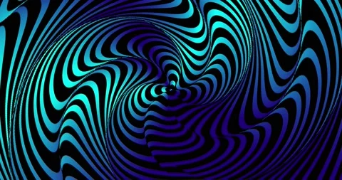 Glowing waves of blue shades Stock Footage 144674528