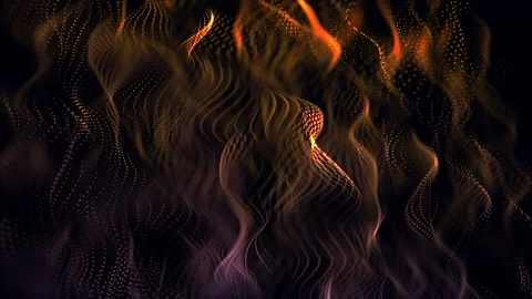 Glowing Waves Stock Footage 169286778