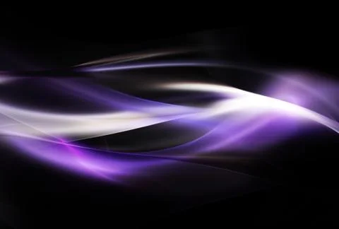 Glowing waves Stock Illustration