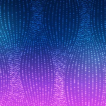 Glowing Waves Of Lines Background. Stock Illustration